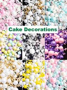 Sprinkles For Cake Decorating,For Cupcake, Baking, Cake Toppings,Suitable For Wedding Party, Sprinkle Birthday Party, Party Dessert Decoration,Birthday Cakes Sprinkle Decor - Multicolor - View 1