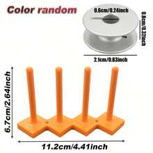 2pcs Magnetic Sewing Machine Core Holder - Plastic And Metal Core Storage Holder With Strong Magnetic Base For Orderly Access, Essential Sewing Accessories - Multicolor - View 4