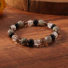 灵气手链女款疗愈水晶瑜伽天然石手链串珠蛋白石简约首饰情侣礼物女士拉布拉多疗愈能量饰品 - L0295 - 查看 13