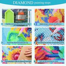 5D DIY pictură diamant pictură cruce cusătură mozaic animale animale animale pictură pictură manual mozaic mozaic mozaic mozaic animale ...