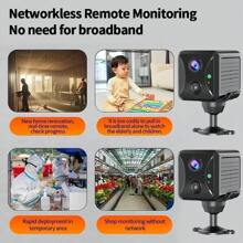 5MP迷你WIFI 4G监控摄像头无线IP摄像头夜间智能家居婴儿监视器视觉CCTV监控摄像头安全摄像头