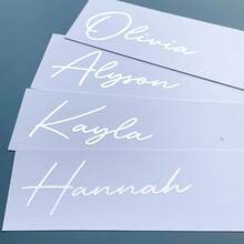 Customized Lettering Labels, Personalized Name Stickers For Glass Water Bottles & Boxes, Wedding Decoration Ball Font, Personalized Vinyl Labels, Wedding Vinyl Stickers - Multicolor - View 8