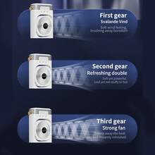 Portable USB Desktop Fan, Three-Speed Three-Hole Spray Fan, Humidifying And Cooling Spray Fan, With Seven-Color Lights, Highly Suitable For Home, Office And Summer Use, It Is A Multi-Functional Appliance