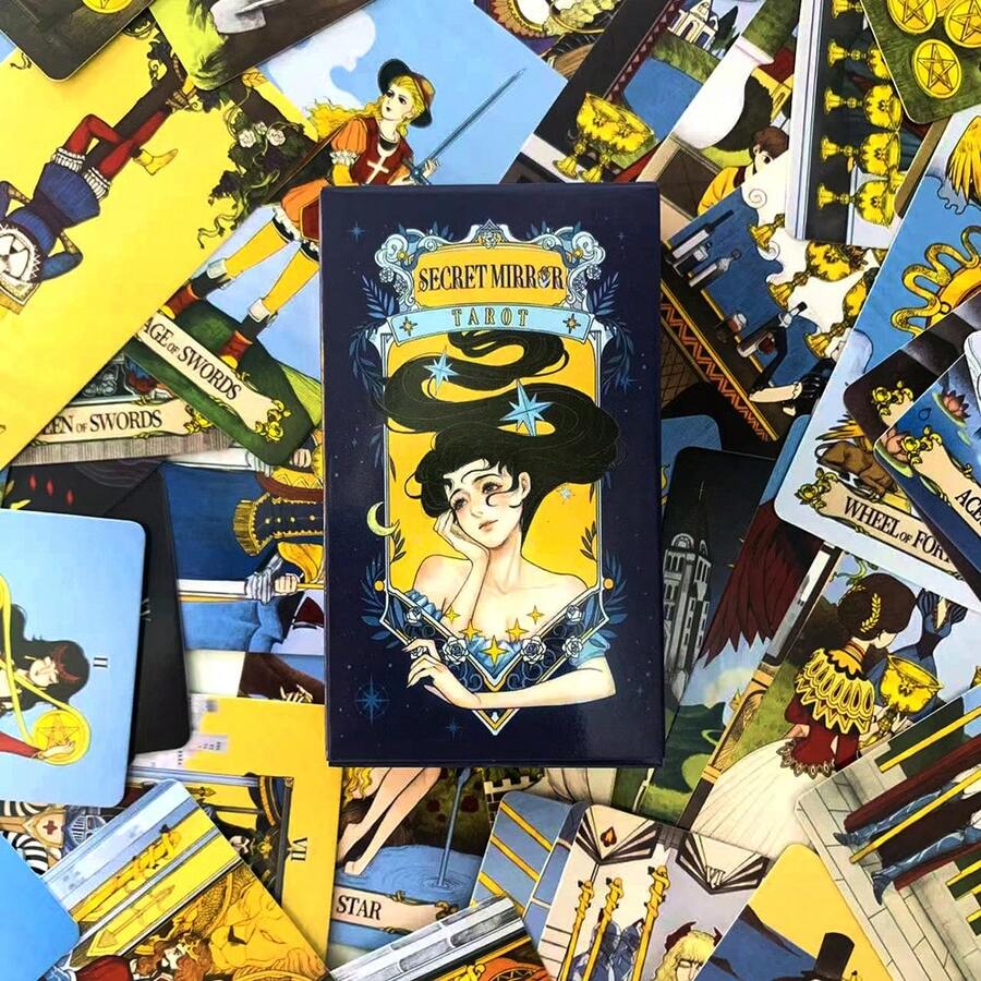 Contemporary Esoteric Divination Set With Celestial Motifs & Gold-Foil Accents For Collegiate Mystical Studies - Multicolor - View 1