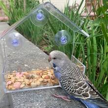 Bird Feeder Birds House For Outdoor, Window Bird Feeder With Strong Suction Cups For Wild Birds, Cardinal, Bluebird Clear Bird Feeder Acrylic Transparent Bird Food Container Outdoor Hanging Bird Feeding Station For Indoor Outdoor Garden - 無色 - 查看 2