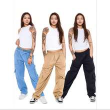 Unisex Twill Cargo Pants – Reinforced Stitching, Perfect For Everyday Wear! - 卡其色 - 查看 2