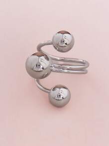 1pc Asymmetrical Planet Vintage Style Handmade Ring For Women/Couples, Finger Ring