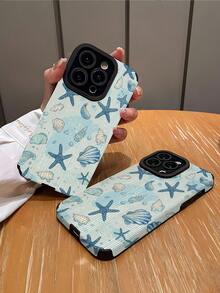 1 chiếc ốp lưng điện thoại bằng da mềm chống rơi, màu xanh dương cổ điển, tương thích với iPhone và S17/S17 Air/S17 PRO/S17 PRO MAX - Nhiều màu - Xem 2