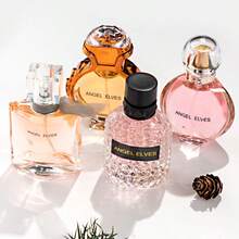 3/4PCS Men/Women's Perfume Gift Box, Lasting Fragrance Fresh, Unisex, Portable Travel Package, Front, Middle And Back Tones, Layered Fragrance Lasting, Mother's Day, Valentine's Day, Birthday Gift Recommendation, Suitable For Dating And Gift Perfume - Women cherish 4pcs - 查看 5