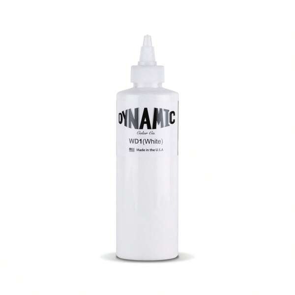 White Black Tattoo Ink 8oz, With Excellent Long-Lasting Opacity And Outstanding Skin Coverage