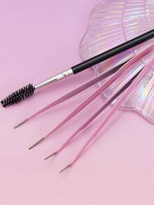 AYRMILLA 全新多色睫毛工具套装包含睫毛刷和睫毛镊子，使其成为一款功能齐全、便捷的睫毛夹和睫毛收集套装。它们精致耐用，配备精准刷头、眉刷、睫毛刷、弯夹和直夹、大号睫毛刷，适合喜欢飞扬跋扈的女孩，例如学生、电影和电视节目、旅行、度假、新娘、生日等。 - 彩色 - 查看 4