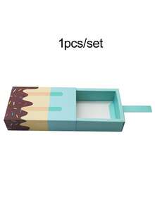 KEXINGYIYI 1/10pcs Ice Cream Shape Gift Boxes, Suitable For Gift Packaging Birthday Wedding Party Favors - Multicolor - View 11