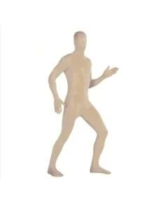 1 件 Zentai 紧身衣，全身氨纶紧身服装，角色扮演连体衣，弹性面料，适合舞台表演，隐形穿着