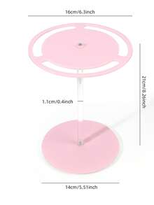 1 件 360 度旋转眼镜架，透明亚克力太阳镜架，可拆卸眼镜展示架，适用于梳妆台、办公室、衣柜、眼镜收纳盒 - 彩色 - 查看 5