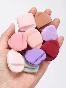 10/30/50/100个装化妆海绵套装，含气垫海绵粉扑，不含乳胶，适用于粉底、散粉、遮瑕膏，适合所有肤质。价格实惠的化妆配件，化妆海绵，化妆海绵，化妆海绵，化妆海绵，适合房间装饰、梳妆台、旅行、卧室，圣诞礼物，赠品，旅行必备，物美价廉。 - 彩色 - 查看 3