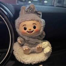 1pc (Excluding Dolls), One Three-Dimensional Resin Dog Pendant, Mini Doll, Mobile Phone Pendant, DIY Keychain Accessory, Fabric Accessory, Halloween Gift, Christmas Gift - Multicolor - View 1