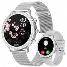 EIGIIS 1.32英寸高清显示屏女士健身智能手表 - 无线5.0，闹钟和天气预报，经期和睡眠追踪，20多种运动模式，可自定义表盘，兼容安卓系统 - 彩色 - 查看 16