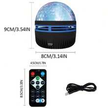 مصباح ليلي مع عارض نجوم المجرة الذكي بتأثير موجة المحيط و7 أوضاع تغيير لون - إضاءة سماء النجوم الزرقاء لغرفة النوم و منزل السينما، هدية عيد الأم، مصباح زخرفي بتغذية USB، جو استرخاء، تصميم أنيق، بناء متين، هدايا المتسوقين