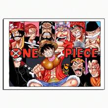ONE PIECE 1/3/6张日本动漫海报，适合墙面装饰、生日装饰、宿舍、卧室、客厅装饰（不含画框）