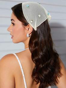 1 件女士时尚原创花卉头巾，适合夏季海滩、休闲和假日使用头巾时尚发饰头带，适合女士、学校用品、大学