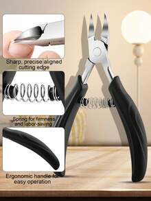 ANDVICTORY 1pc Stainless Steel Ingrown Toenail Nipper, Cuticle Trimmer Tool - Multicolor - View 4