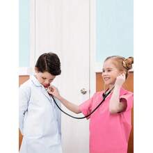 7 件套医生服装套装，手术服装扮，粉色/绿色（颜色随机） - 粉色 - 查看 3