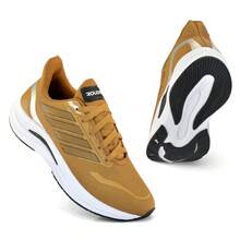 Men's Sports Tennis Shoes For Gym Running, Training, Work, Comfortable - CARAMEL - View 3