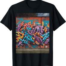 Intense Graffiti Energy Urban Art T-Shirt - đen4 - Xem 1
