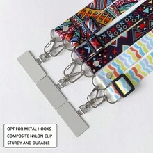 Retro Phone Lanyard With 360° Rotatable Clip, Adjustable Strap, Sturdy Dual-Use Halter, Fashionable Shoulder Strap, Suitable For Various Smartphones Compatible With Android And Most Smartphone,Gifts For Mother, Family, Friends, Birthday, Holiday Phone Chain - Multicolor - View 6