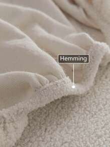 1 pièce Housse de canapé en peluche Teddy de couleur unie, élastique enveloppante, chaude et confortable, style minimaliste Ins, anti-dérapante et anti-salissure, lavable, convient pour canapé en L 1/2/3/4 places dans le salon, la chambre, le bureau