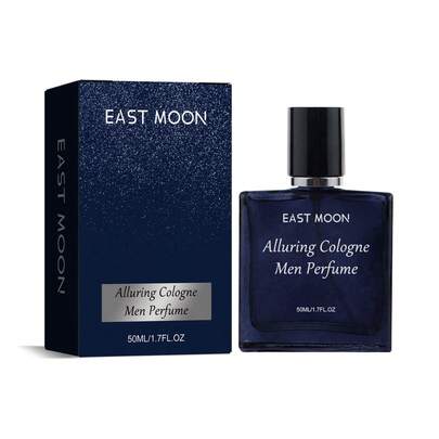 EAST MOON Men's Cologne Perfume For Men, Refreshing And Long-Lasting Woody Notes, Light Fragrance Perfume Spray For Dates, Sports, And Daily Life, Perfect Gift For Him, Fast Local Shipping