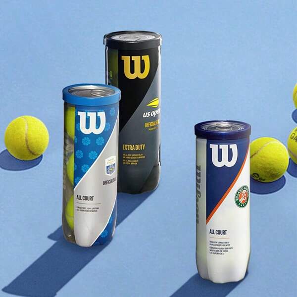 Pelotas de tenis profesionales Wilson para entrenamiento con barril, alta elasticidad, durabilidad y resistencia al desgaste, alta densidad