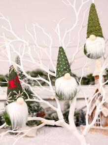 3Pcs Green Faceless Gnome Ornament,Christmas Home Room Dining Table Decoration,Christmas Tree Decoration Pendant,Home Decoration, Festive Party Decoration,Merry Christmas,Xmas Gift,Holiday Party Favors,Christmas Decoration,Christmas Party Supplies,Xmas Decor, New Year 2026 Gift