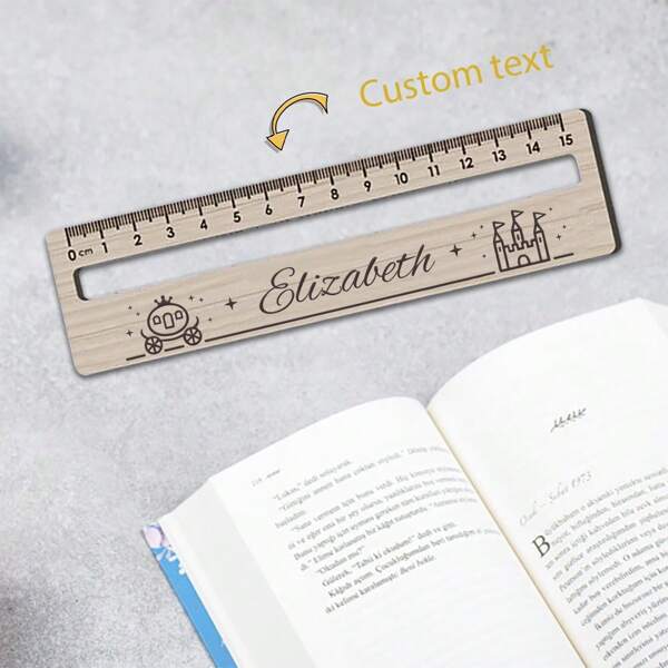 Conjunto de leitura personalizado em madeira com gravação a laser, auxílio de leitura com régua para dislexia e TDAH, régua para estudantes, guia de leitura em madeira, volta às aulas, materiais escolares, ideias para presentes de matrícula