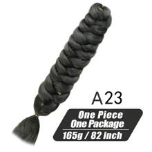 Extensión de cabello trenzado sintético Xpression de estilo crochet, trenza grande de cabello ondulado Yaki sintético para uso diario, trenza grande de cabello Kanekalon