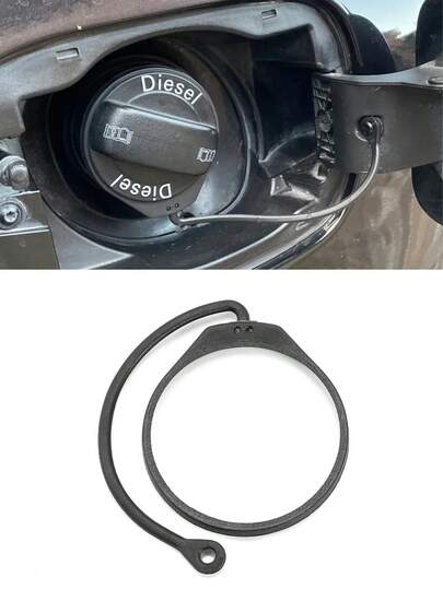 Fuel Tank Cap With Rope Car Fuel Tank Cap Rope Connecting Wire Accessories,Anti-Lost Chain – Coiled Wire Connection For Audi A1 A3 A4 A5 A6 A7 A8 Q3 Q5 Q7, Durable Elastic Chain, Easy Installation, Perfect Replacement Accessory For Audi Owners