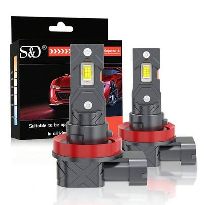 S&D 20000LM H11 LED lumină Canbus 9005 HB3 9006 HB4 LED becuri faruri auto super luminoase 6500K 12V lumină de ceață