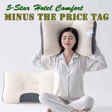 Soft Knit Massaging Neck Pillow - Adjustable Ergonomic Orthopedic Support, High Quality Polyester Fiber Fill, Removable Zippered Cover, Machine Washable, Ideal For Comfortable Sleep And Body Relaxation, Perfect Gift For Mother"S Day And Father"S Day, Ergonomic Neck Pillow | Adjustable Neck Pillow | Zippered Cover