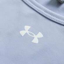 Under Armour Vanish 无缝短袖柔软透气女式日常训练上衣，1379149-539 - 淡紫色 - 查看 4