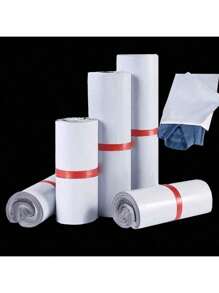 100/50/10个装加厚防水纯色包装袋，简约多用途袋，适用于学校、办公室和礼品包装。可用于运输和邮寄，男士生日礼物、情人节礼盒、男士礼品盒、散装礼品袋、蓝色礼品袋、情人节、母亲节、伴娘礼物、毕业礼物等。