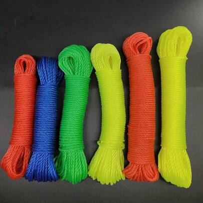 2.5mm Nylon Clothesline 10m/15m/20m Outdoor Drying Rope For Home Laundry, High-Quality Thick Windproof Cord For Patio, Garden, Balcony, And Camping, Durable, Weather-Resistant, Easy-Tie Rope For Clothesline With Wide Color Variants, Versatile Setup For Daily Laundry, Seasonal Drying, All-Weather Performance, Multi-Color Options For Coordinated Exterior Spaces