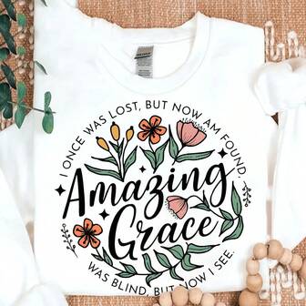 1/2/3pcs Stunning Grace Floral Heat Transfer Stickers, Suitable For DIY Clothing - Washable Vinyl Decals For T-Shirts, Jeans, Masks, Backpacks - Inspiring Christian Bible Verse Designs, Mixed Colors