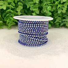 (5码/10码)银色AB钻、水晶钻密链、银钻、爪链、钻石链、钻石爪链、钻石装饰链、电泳链、电镀密爪钻石缝纫工艺链DIY、圣诞节和万圣节装饰、优雅简约身体链、钻石装饰链、 - 彩色 - 查看 14