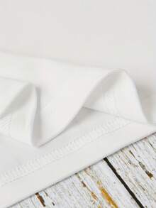 Graphic Print T-Shirt, Short Sleeve Crew Neck Casual Top For Summer & Spring, Women's Clothing - 白色 - 查看 6