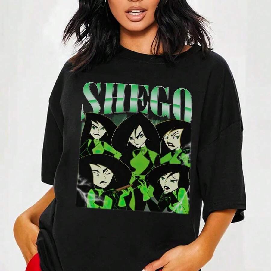 Shego Shirt | Shego Bootleg Shirt | Vintage Shego  Shirt |  Shirt | Magic Kingdom - màu đen - Xem 1