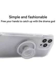 Transparent Magnetic Bracket, Simple And Stylish Design, Both Beautiful And Practical, Airbag Bracket, Strong Magnetization, Not Easy To Fall Off, Allowing You To Use Your Phone More Safely