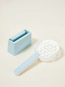 PETSIN Cat Litter Scoop Plastic Cat Litter Shovel With Base Self Cleaning Cat Litter Box Shovel Kitten Toilet Clean Tools Cat Supplies - Multicolor - View 6