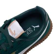 Puma Club Kayzer SD 低帮系带休闲鞋，男女通用简约舒适帆布鞋，402606-02 - 淡綠-彪馬白 - 查看 6