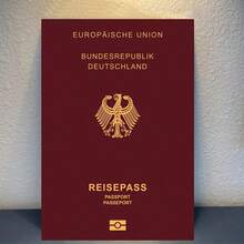 1pc Modern Canvas Poster, Featuring Elegant Burgundy, Gold, And White German Eagle Emblem Wall Arts Canvas Posters, With High-Definition Printing And Optional Frame, Perfect For Living Room, Bedroom, Office Decoration, Bedroom Art | National Emblem Art | Gold Details - Multicolor - View 2