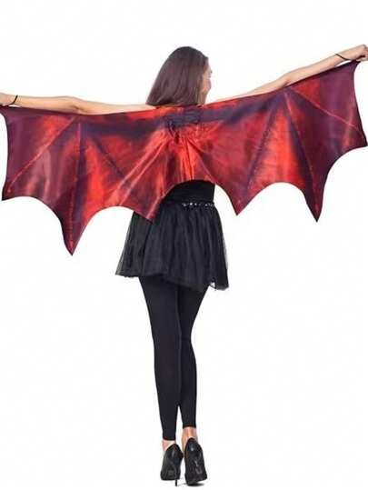 1 pieza Cuerno y alas de dragón verde y morado, ideal para cosplay, fiestas, actuaciones en el escenario, regalo